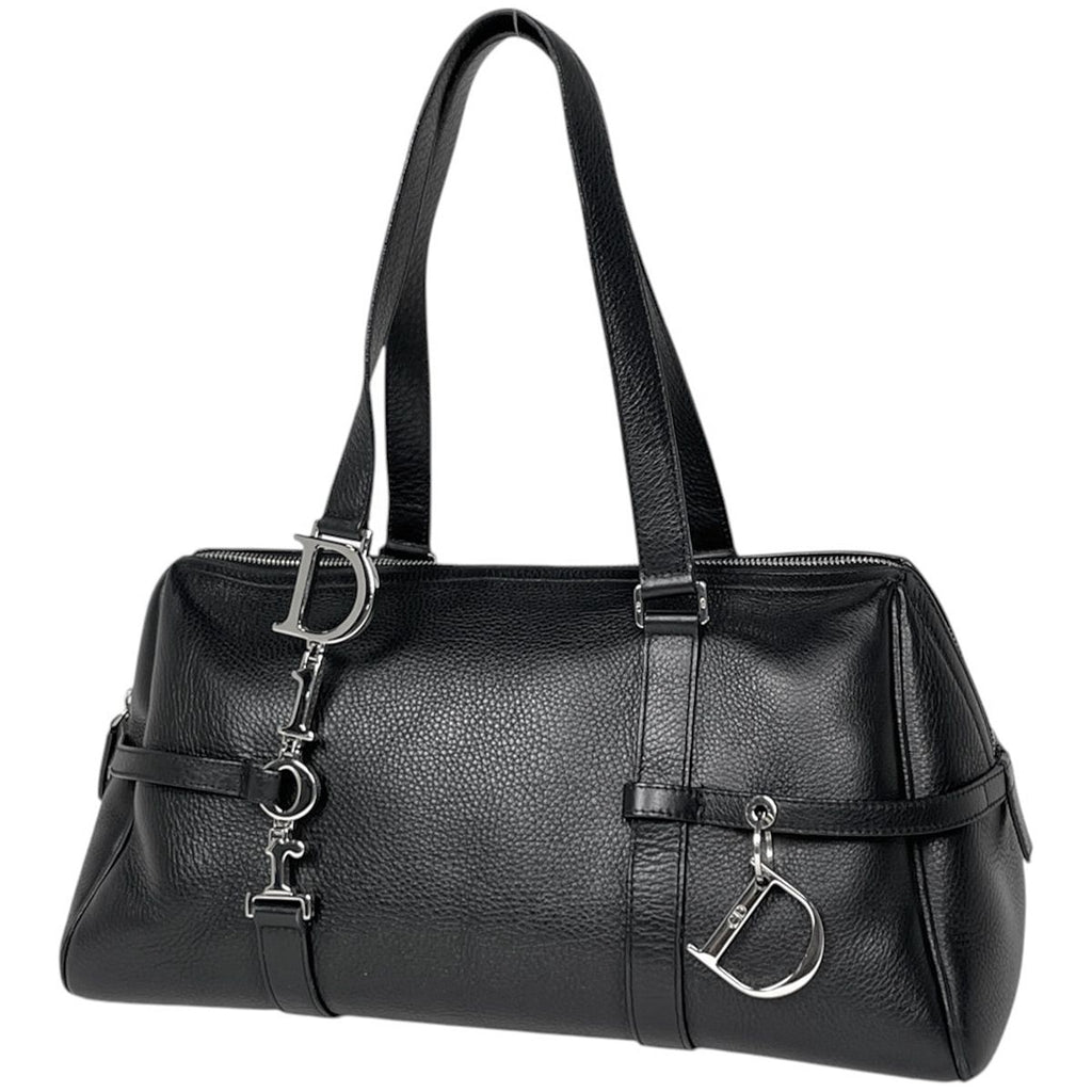 Dior Handbag Leather Black