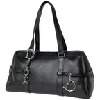 Dior Handbag Leather Black