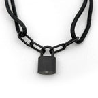 Louis Vuitton Silver Lockit Virgil Abloh Bracelet Titanium Polyester Black — view 2
