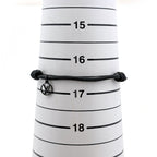 Louis Vuitton Silver Lockit Virgil Abloh Bracelet Titanium Polyester Black — view 4