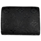 Louis Vuitton Portefeuille Clair Bifold Wallet Monogram Empreinte Noir