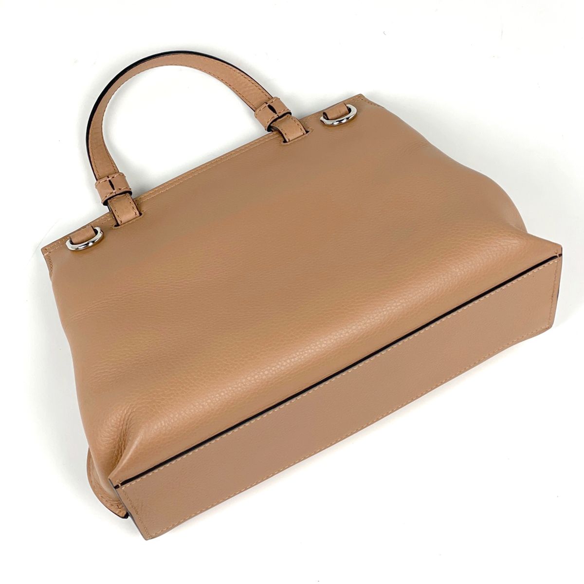 Gucci Handbag Daily Top Handle 2-Way Leather Beige — view 2