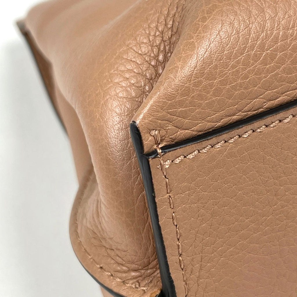 Gucci Handbag Daily Top Handle 2-Way Leather Beige — view 3