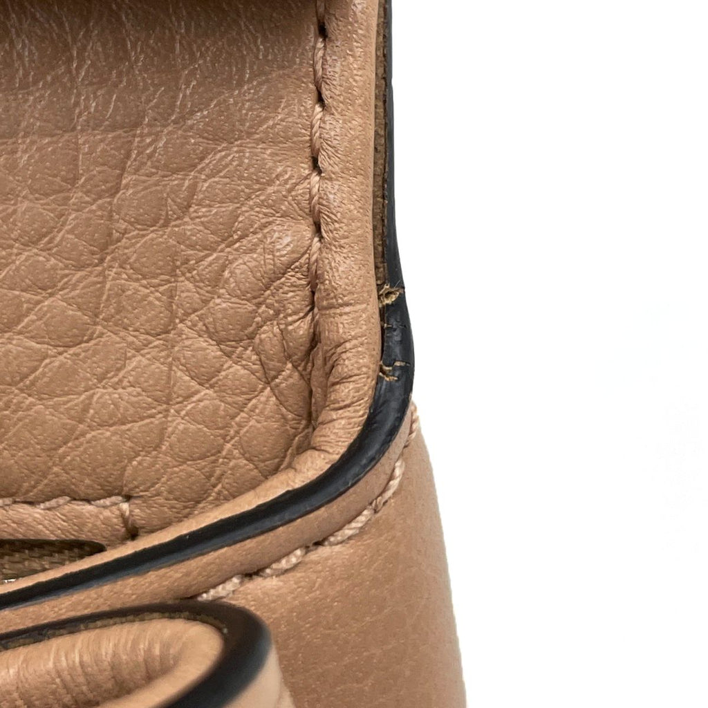 Gucci Handbag Daily Top Handle 2-Way Leather Beige — view 5