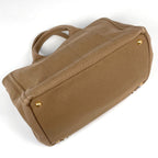 Prada Tote Bag Canapa 2-Way Canvas Brown — view 2