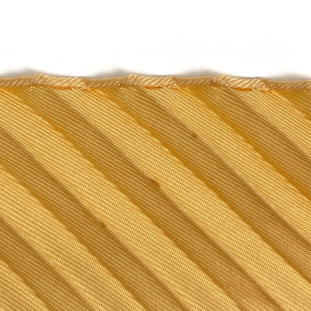 Hermes Carre 90 Decoupages Scarf Paper Cutting Pleats Silk Yellow Multicolor — view 3