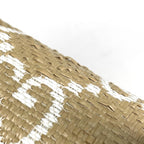 Gucci Handbag Bamboo 2-Way Enamel Raffia Beige Silver — view 4