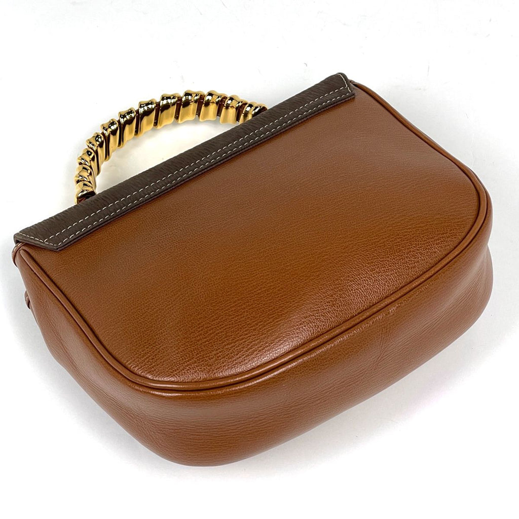 Loewe Handbag Velasquez 2-Way Leather Brown — view 2