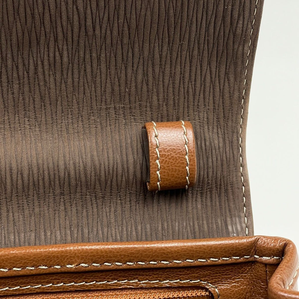 Loewe Handbag Velasquez 2-Way Leather Brown — view 5