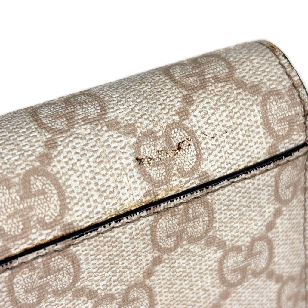 Gucci Wallet Nice Continental GG Supreme Beige — view 5