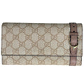 Gucci Wallet Nice Continental GG Supreme Beige