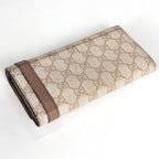 Gucci Wallet Nice Continental GG Supreme Beige — view 2