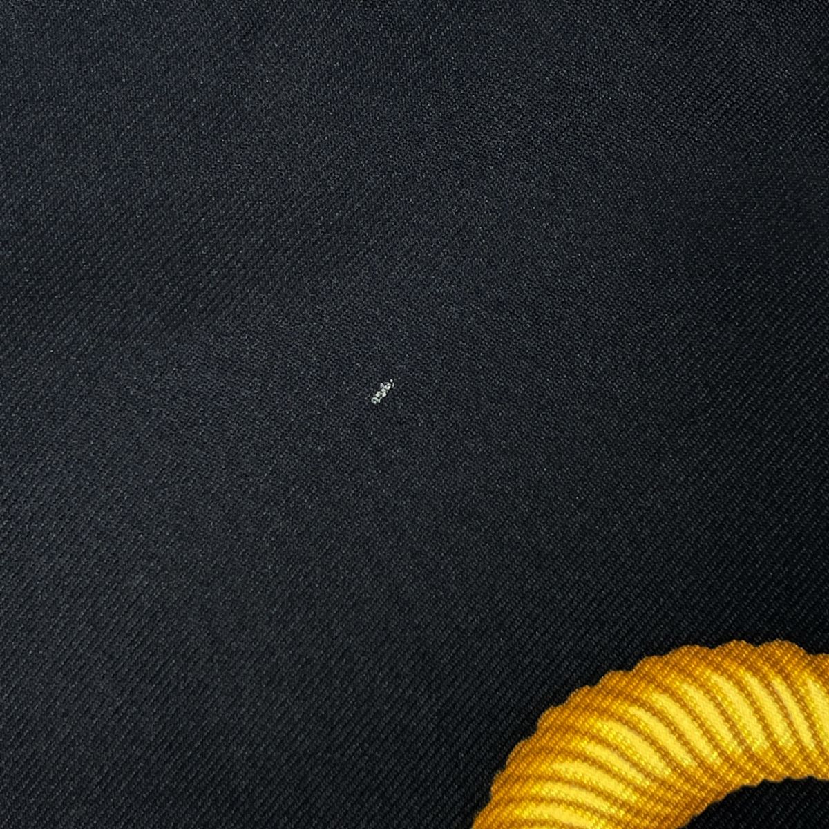 Hermes Carre 90 Kosmima Scarf Space Silk Black Gold — view 4