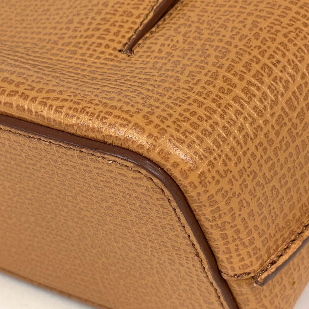 Loewe Handbag 2-Way Leather Camel — view 3