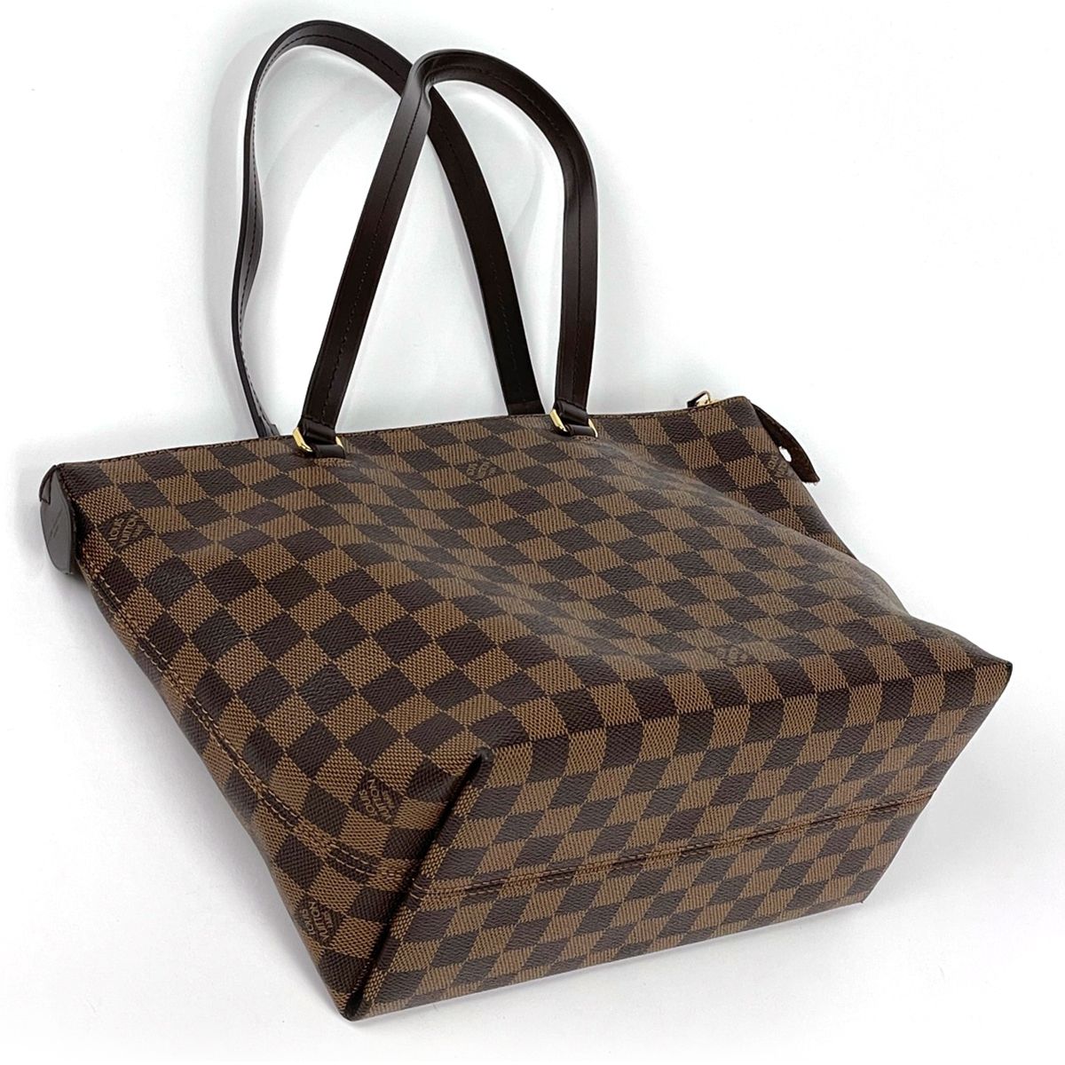 Louis Vuitton Jena PM Tote Bag Damier Brown — view 2