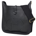 Hermes Evelyne 3 Shoulder Bag PM Taurillon Clemence Black