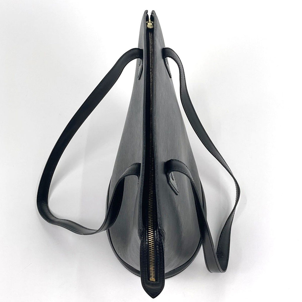 Louis Vuitton Saint Jacques Shopping Tote Shoulder Bag Epi Noir — view 5