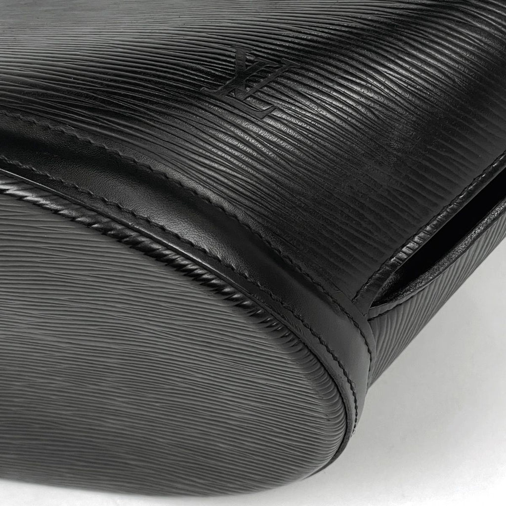 Louis Vuitton Saint Jacques Shopping Tote Shoulder Bag Epi Noir — view 3