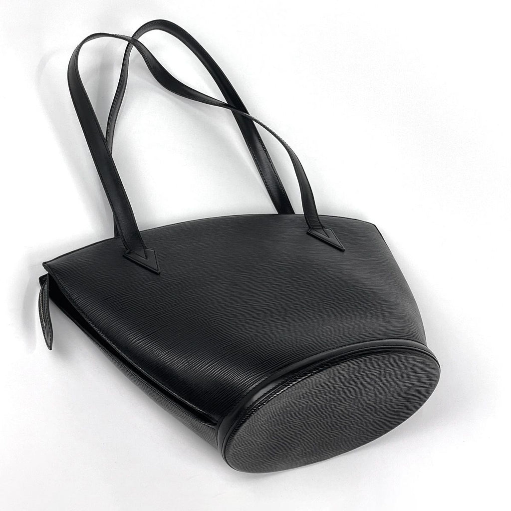 Louis Vuitton Saint Jacques Shopping Tote Shoulder Bag Epi Noir — view 2