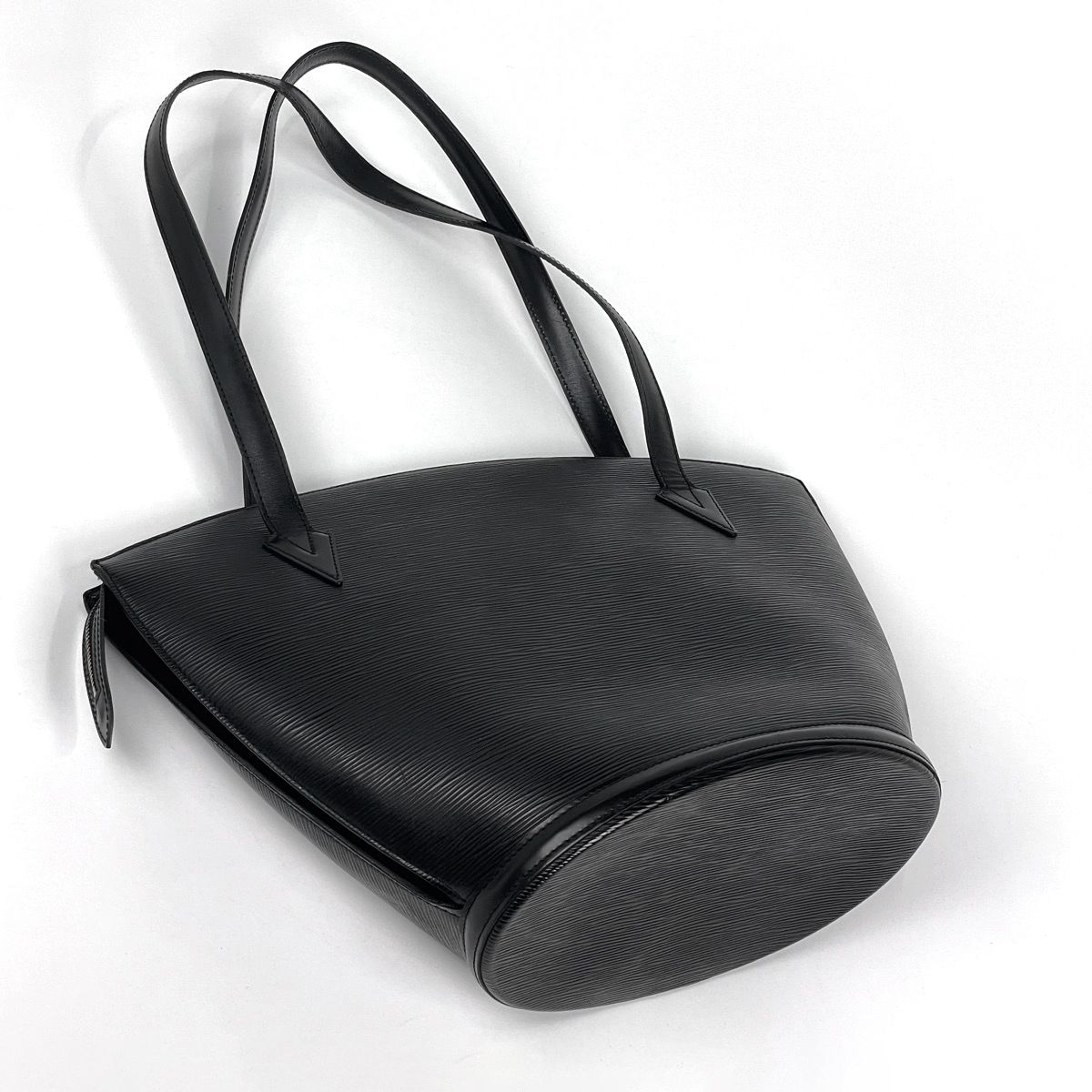 Louis Vuitton Saint Jacques Shopping Tote Shoulder Bag Epi Noir — view 2