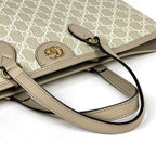 Gucci Tote Bag GG Pattern 2-Way Supreme Beige — view 5