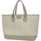 Gucci Tote Bag GG Pattern 2-Way Supreme Beige