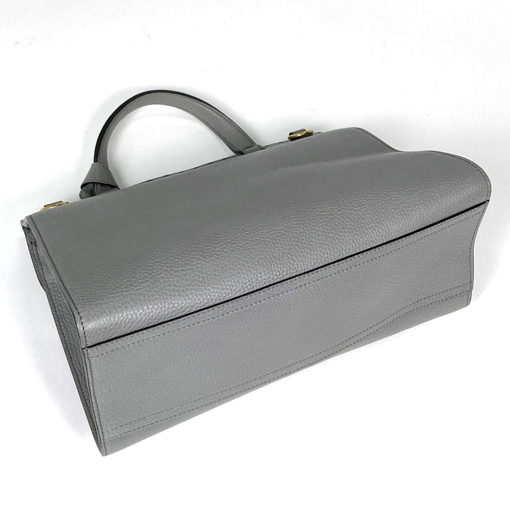 Gucci Handbag GG Marmont 2-Way Leather Light Gray — view 2