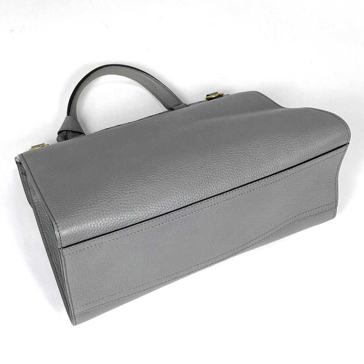 Gucci Handbag GG Marmont 2-Way Leather Light Gray — view 2
