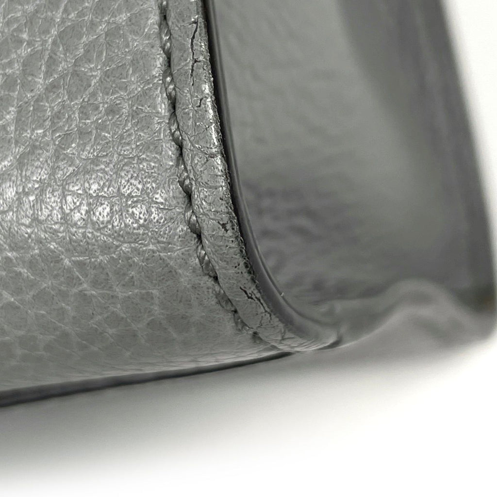 Gucci Handbag GG Marmont 2-Way Leather Light Gray — view 3