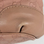 Gucci Guccissima Handbag Suky 2-Way Signature Cimarais the Salmon Pink — view 3