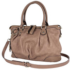 Gucci Guccissima Handbag Suky 2-Way Signature Cimarais the Salmon Pink