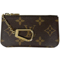 Louis Vuitton Pochette Cles Coin Case Keyring Purse Monogram Brown