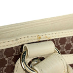Celine Buggy Bag Handbag Macadame Pattern Canvas Brown — view 5