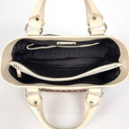 Celine Buggy Bag Handbag Macadame Pattern Canvas Brown — view 8