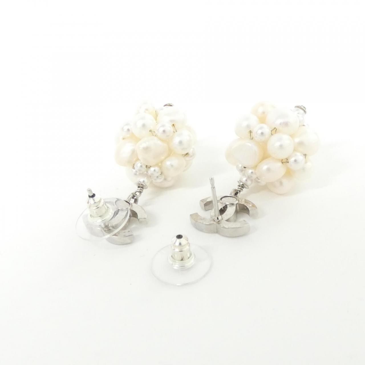 Chanel Earrings Silver — view 3