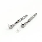 Chanel Earrings Silver — view 4