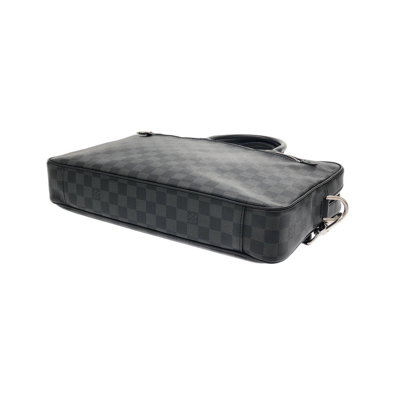 Louis Vuitton Damier Graphite Porto Docs Business MM — view 3