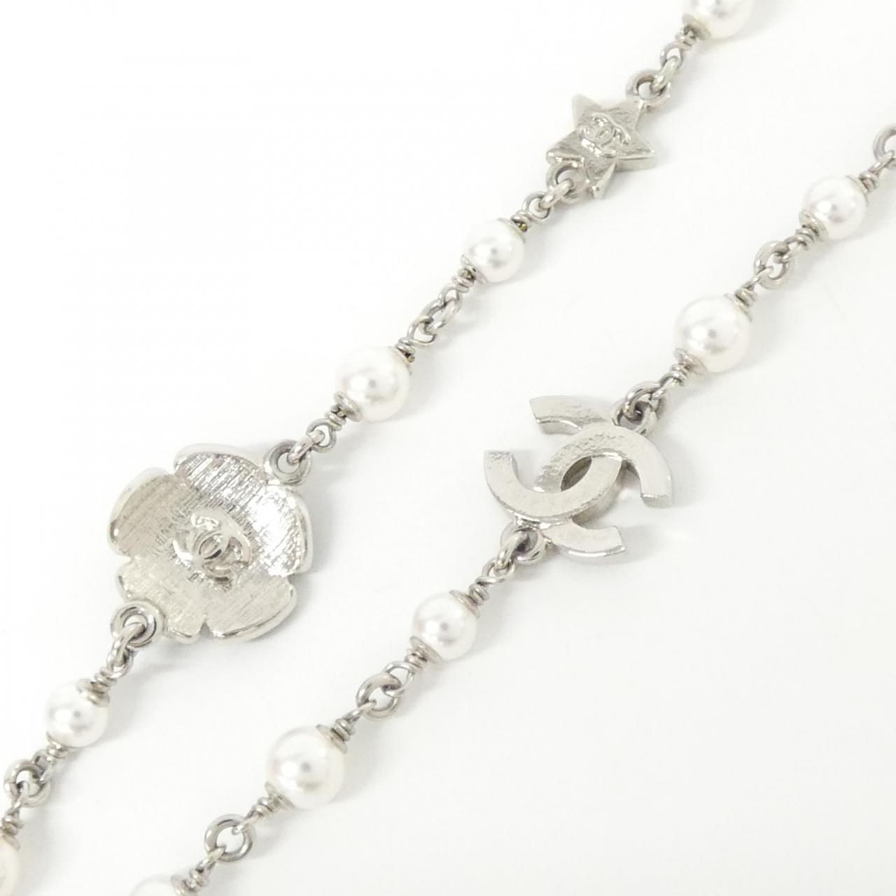 Chanel Necklace Silver — view 4