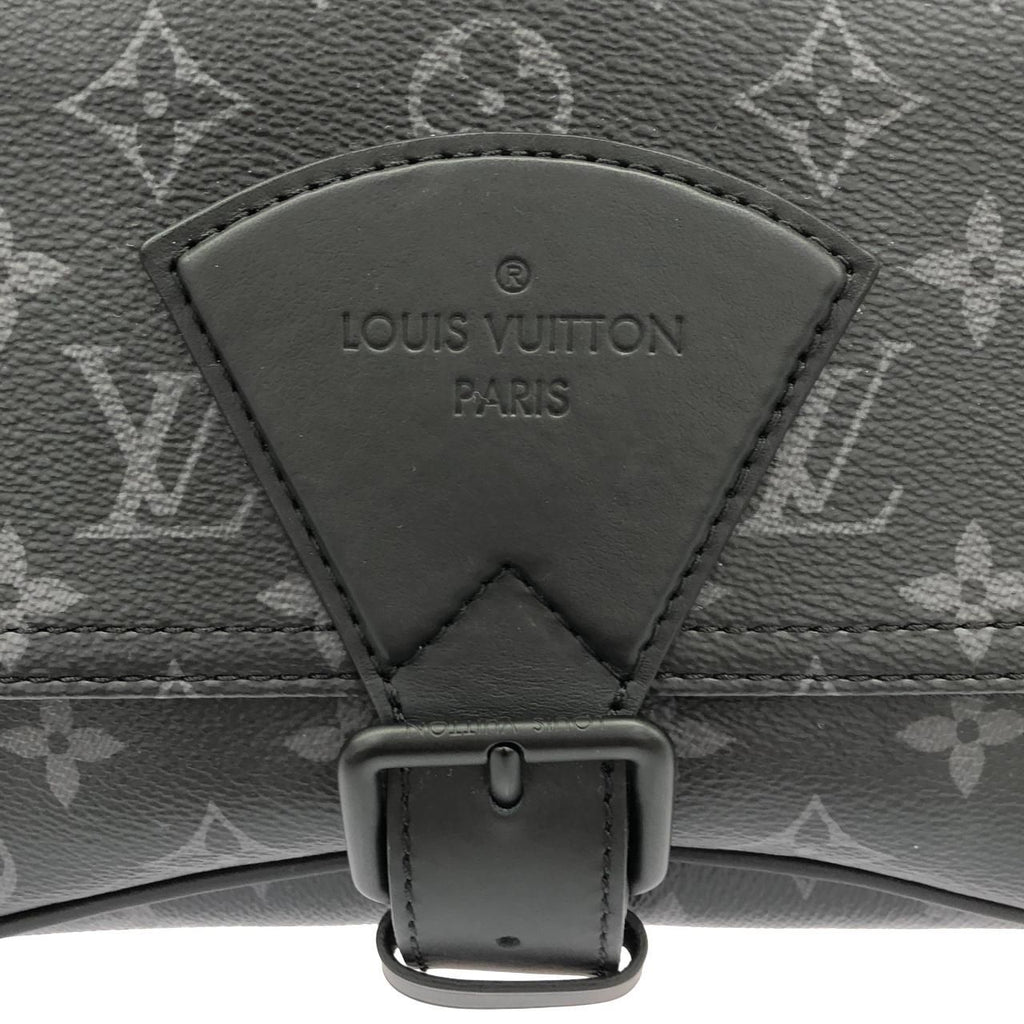 Louis Vuitton Monogram Eclipse Montsouris Messenger Shoulder Bag — view 5