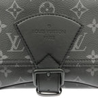 Louis Vuitton Monogram Eclipse Montsouris Messenger Shoulder Bag — view 5