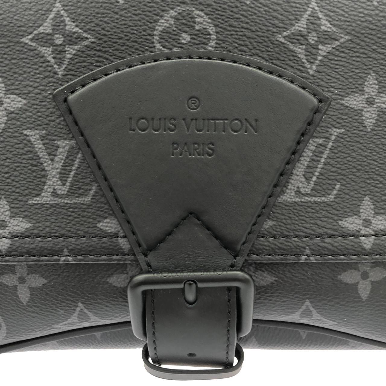 Louis Vuitton Monogram Eclipse Montsouris Messenger Shoulder Bag — view 5