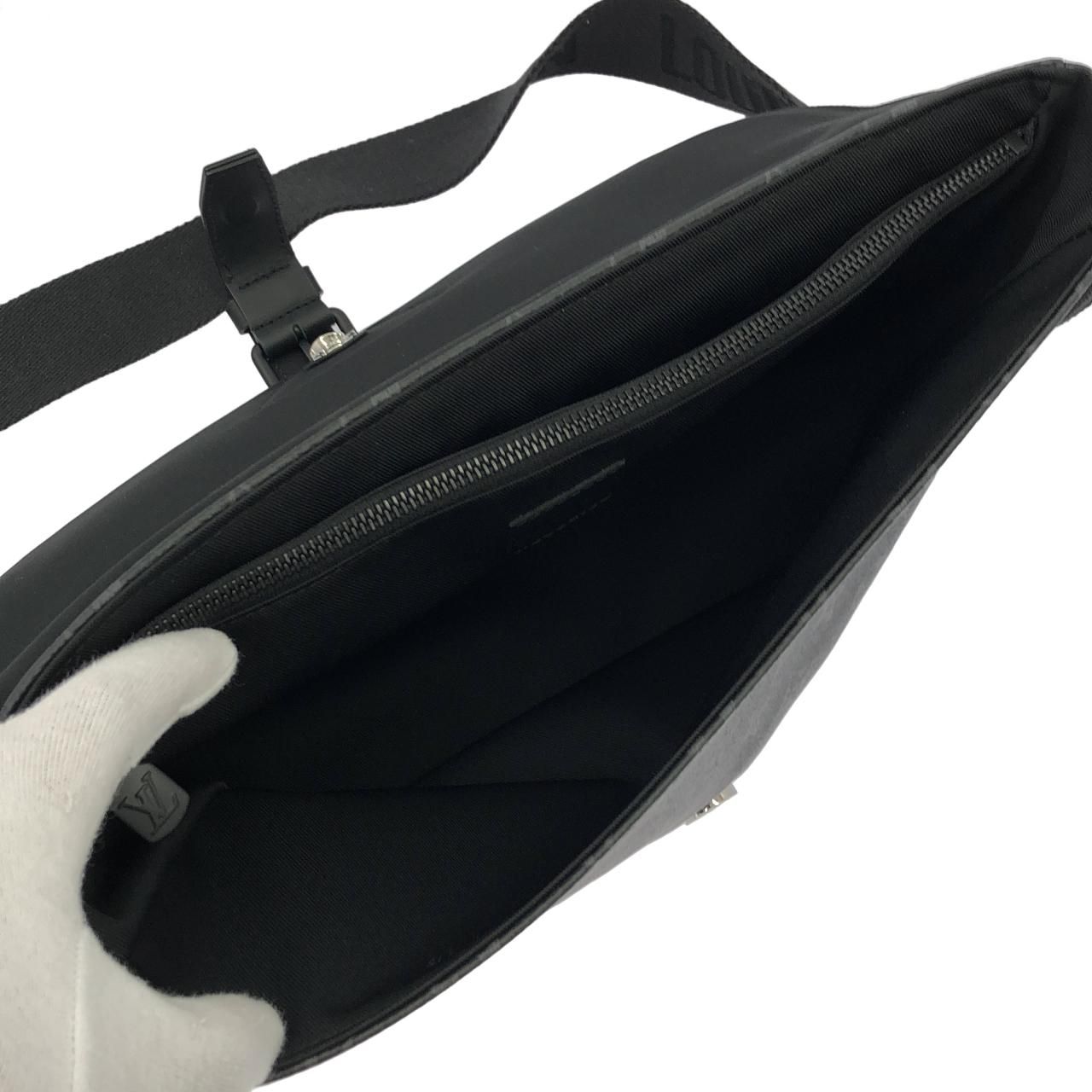 Louis Vuitton Monogram Eclipse Montsouris Messenger Shoulder Bag — view 8