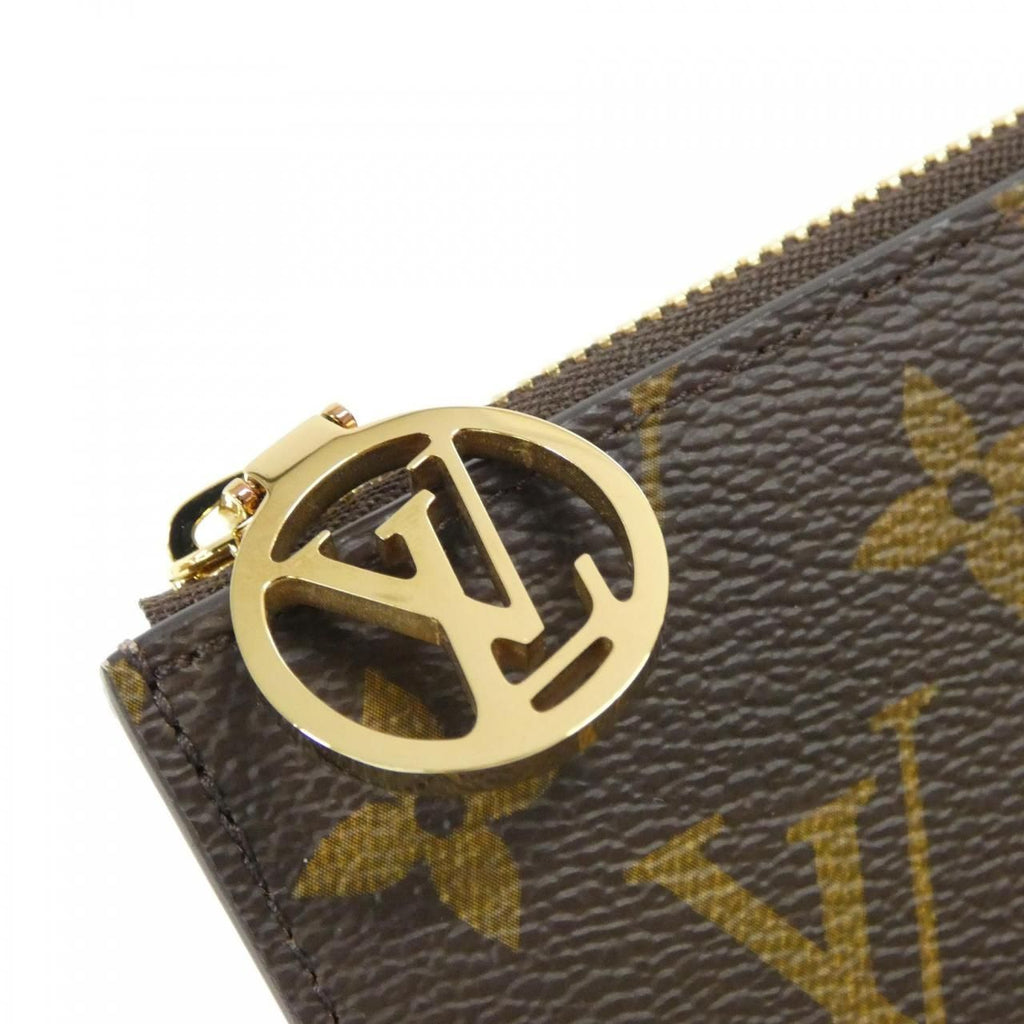 Louis Vuitton Taiga Llama Card Case Holder Romy Coin & — view 3