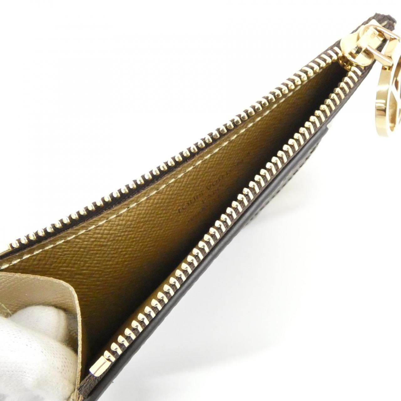 Louis Vuitton Taiga Llama Card Case Holder Romy Coin & — view 4