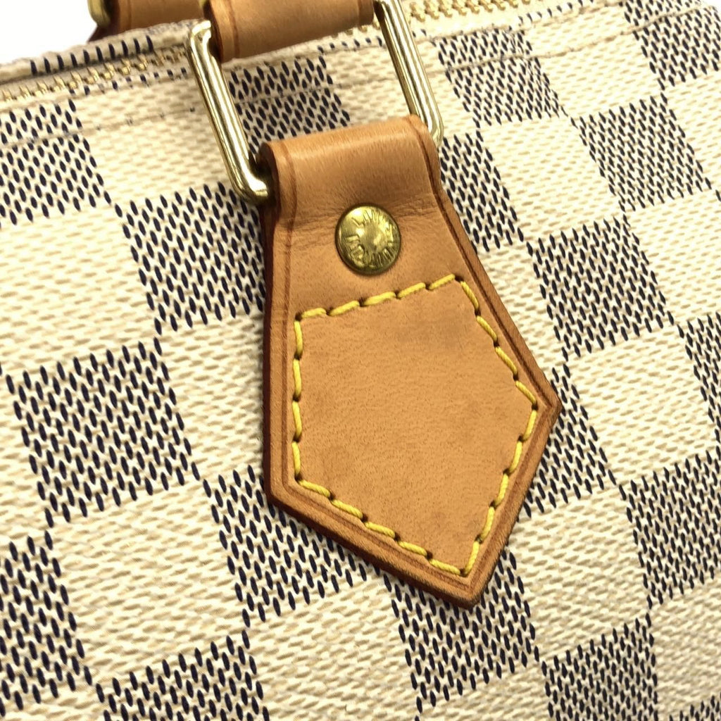 Louis Vuitton Damier Azur Speedy 25 Boston Bag — view 3