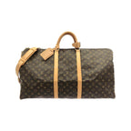 Louis Vuitton Monogram Keepall Bandouliere 60 Boston Bag