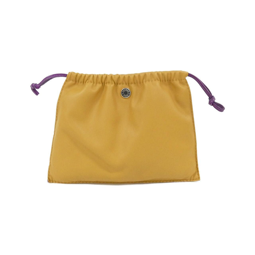 Hermes Pillow Pouch Beige