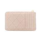 Chanel Card Case Card Holders Pink — view 2