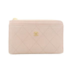 Chanel Card Case Card Holders Pink