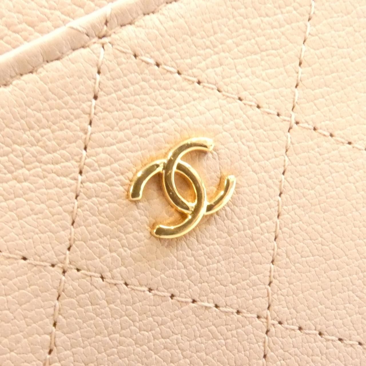 Chanel Card Case Card Holders Pink — view 5